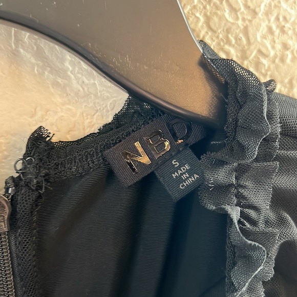 NBD Las Olas Long Sleeve Mini Dress in Black - Picture 6 of 8